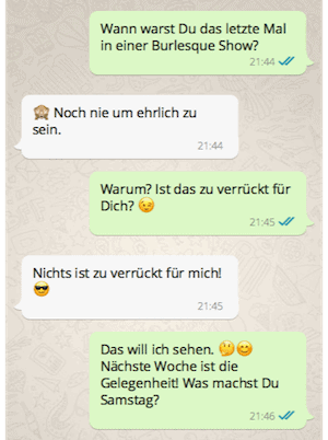 mann nach einem Date fragen Formulierung Beispiel